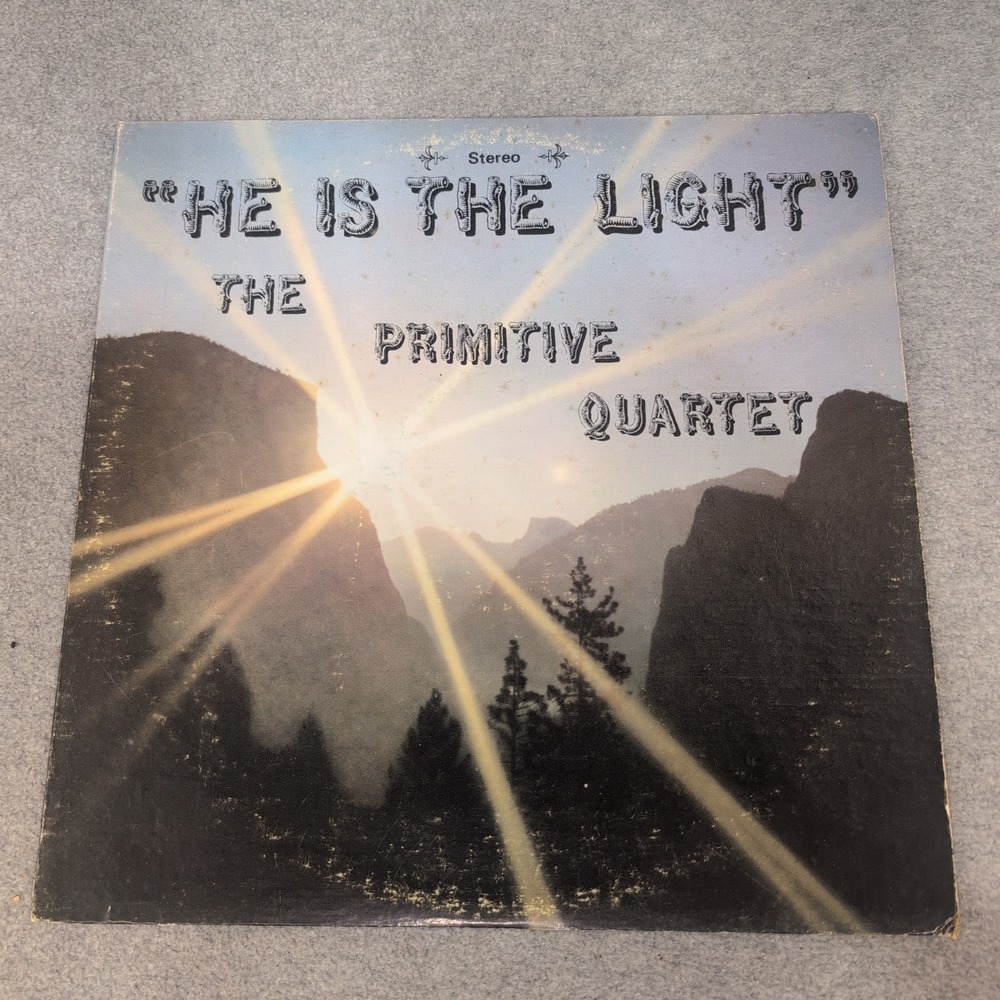 The Primitive Quartet He Is The Light Vinyl LP Gospel Pisgah Records RS-161 - Picture 1 of 2